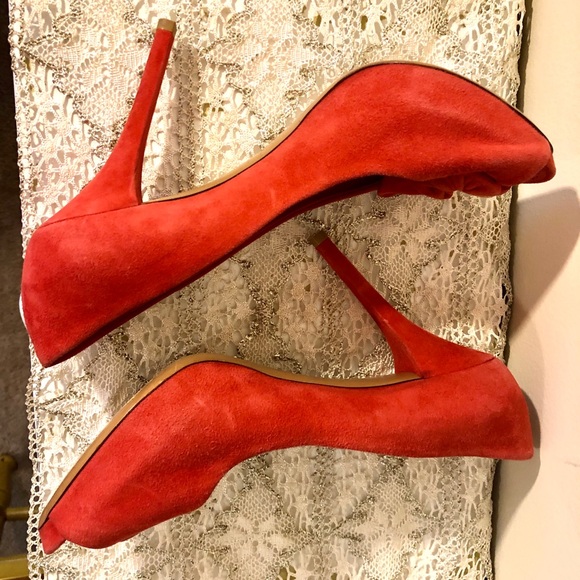 LOUIS VUITTON Suede Catania Pumps 40 - Picture 2 of 5